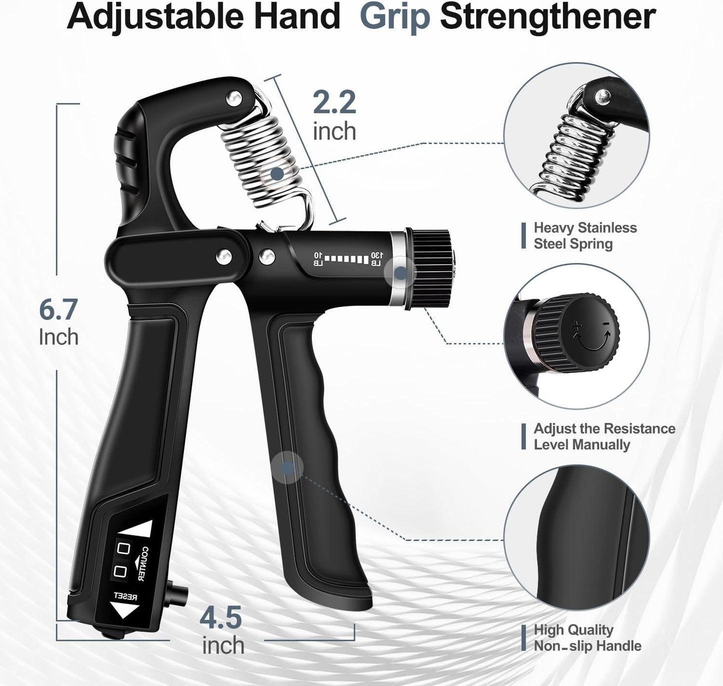 GripForceโข Pro Strength Kit: 5 Pcs Pack