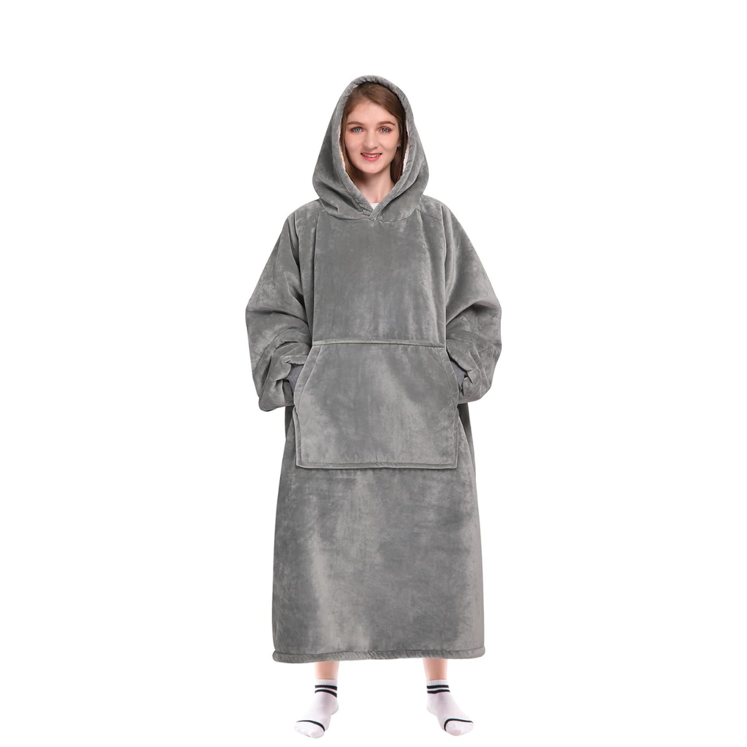 Wearable Blanket hoodie for Women and Men - Warm and Cozy Giant Blanket Hoodie
