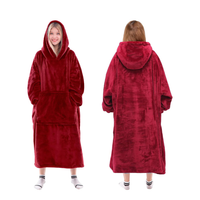 Wearable Blanket hoodie for Women and Men - Warm and Cozy Giant Blanket Hoodie