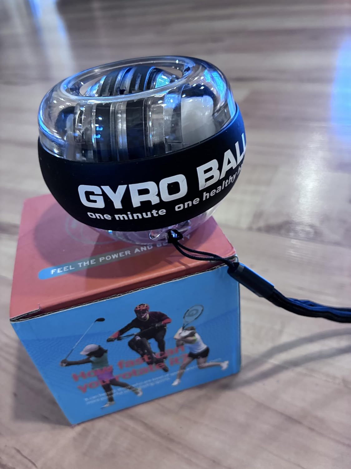 GripForce™ Power Ball: Wrist Strengthener & Forearm Trainer with Zinc Rotor Grip Strength Training