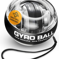 GripForce™ Power Ball: Wrist Strengthener & Forearm Trainer with Zinc Rotor Grip Strength Training
