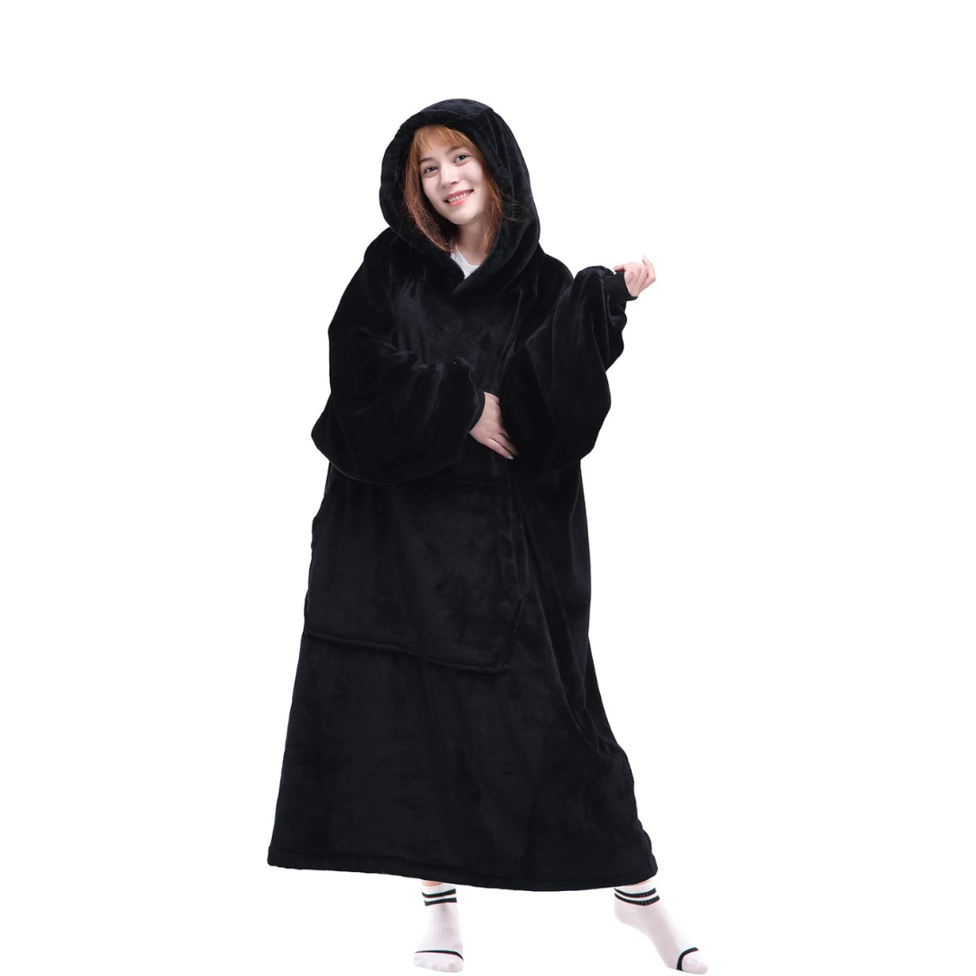 Wearable Blanket hoodie for Women and Men - Warm and Cozy Giant Blanket Hoodie