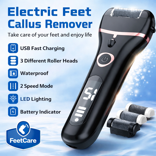 Electric Callus Remover Pedicure Kit For Smooth Feet