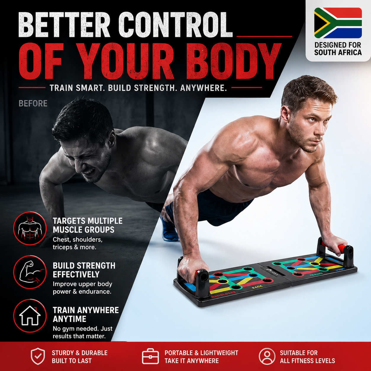 Full Upper body workout Push-up board (foldable)