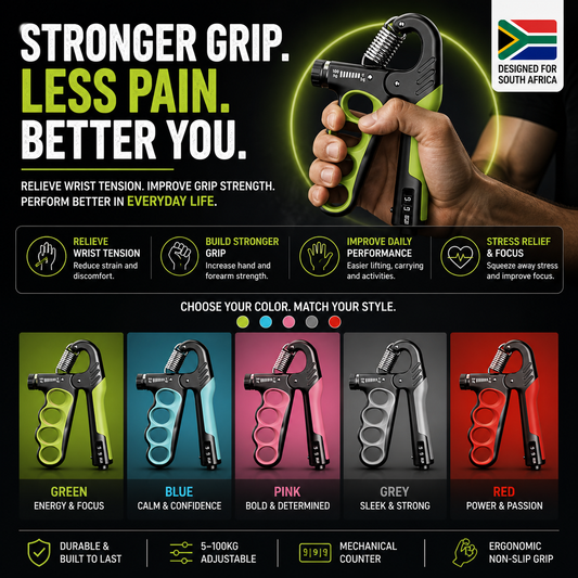 Grip Strength Trainer with Adjustable Resistance (5-100KG)