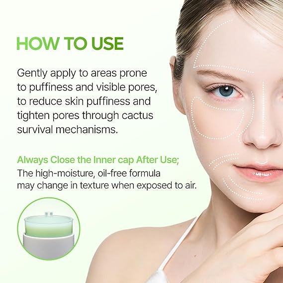 CACTOX PORE RELIEF: Instantly Tighten Pores & Reduce Puffiness in Seconds