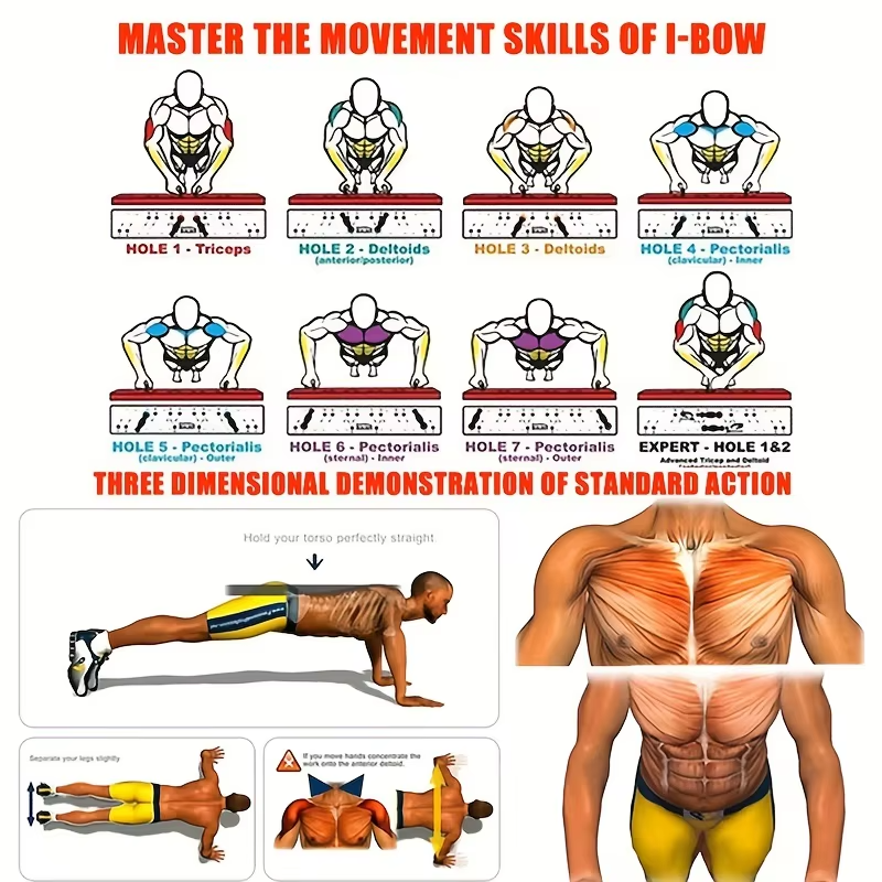 Full Upper body workout Push-up board (foldable)